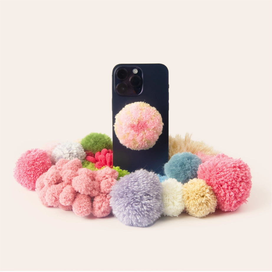 Artisan-Made - Pink Mushroom Phone Stand