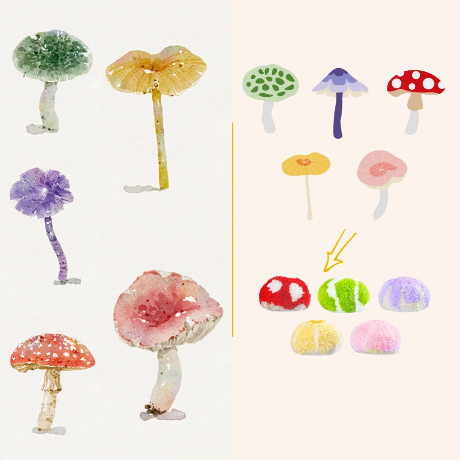 Artisan-Made - Pink Mushroom Phone Stand