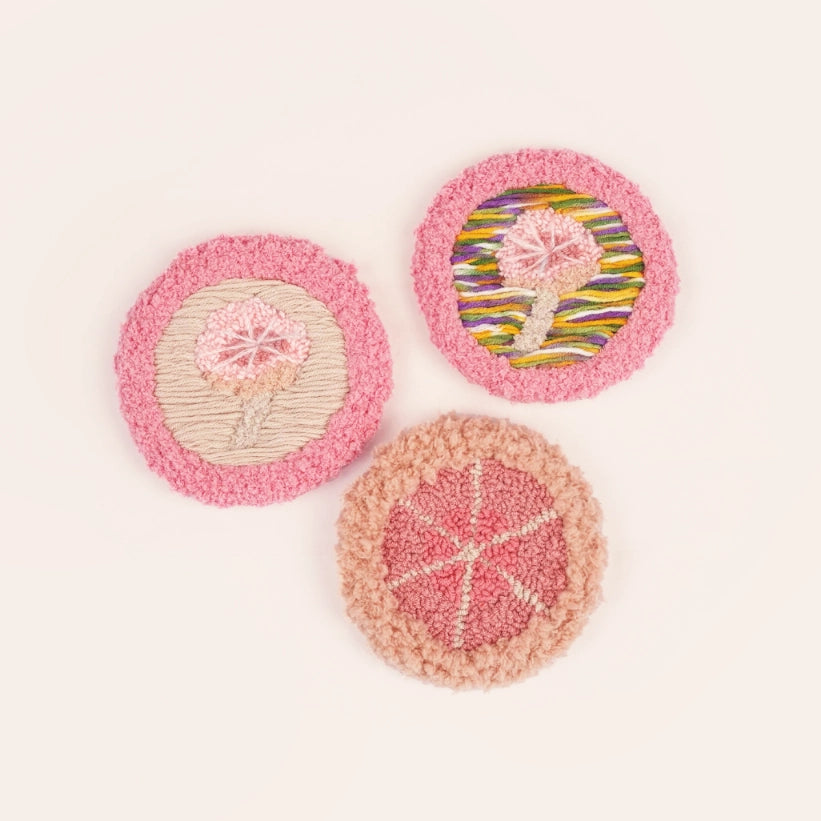 Artisan-Made - Pink Mushroom Coaster