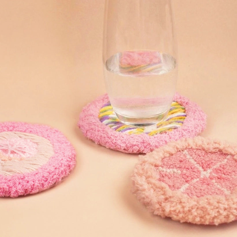 Artisan-Made - Pink Mushroom Coaster