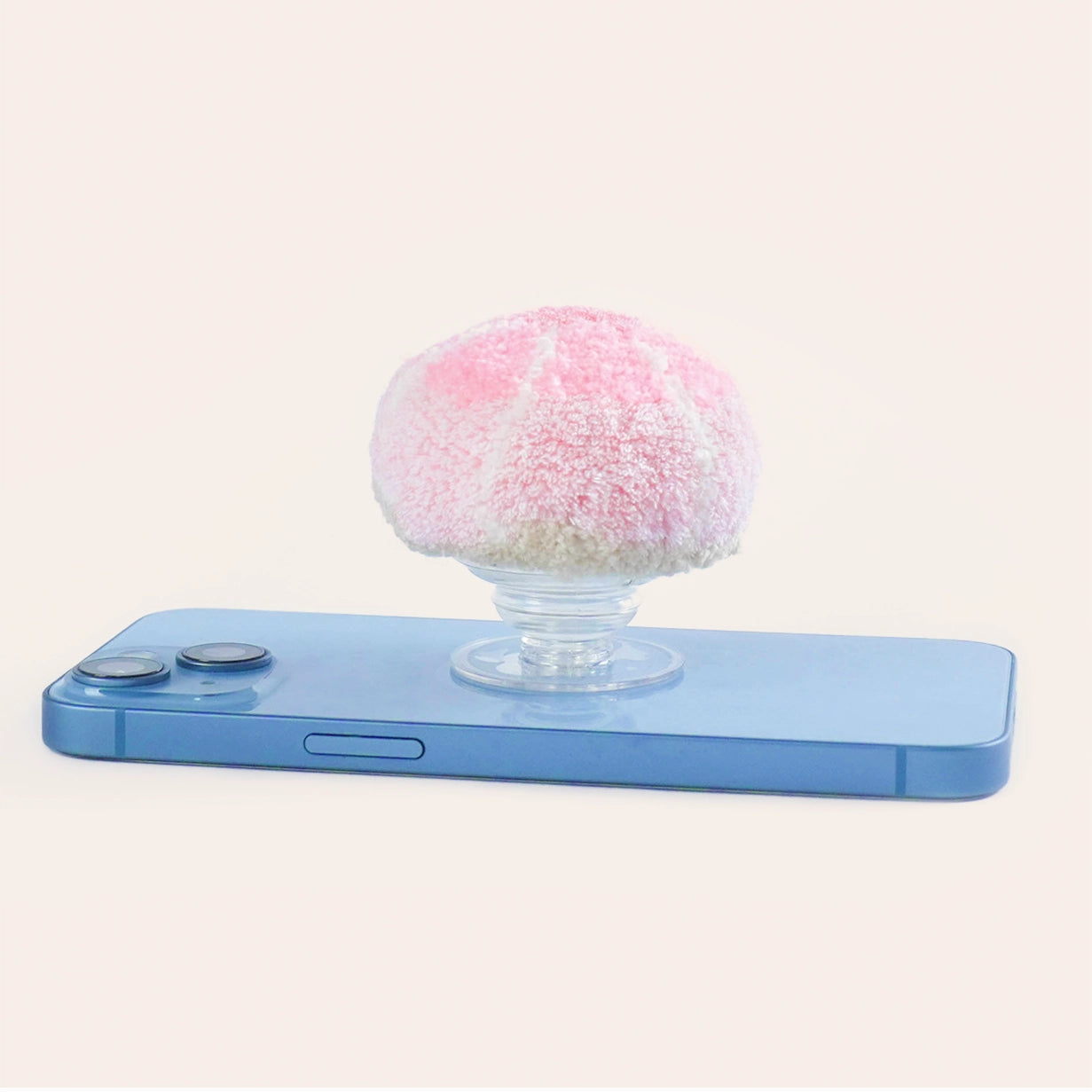 Artisan-Made - Pink Mushroom Phone Stand