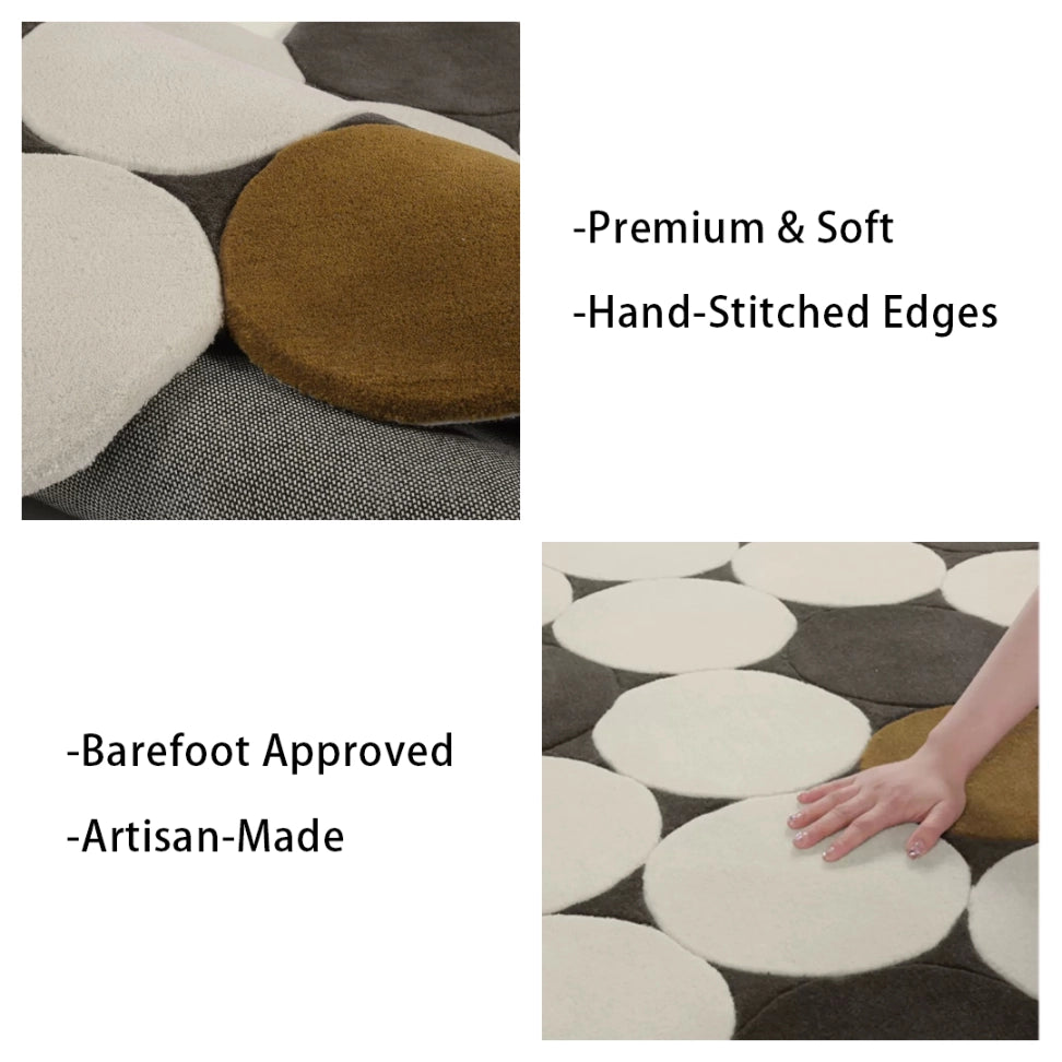 Artisan-Made - Polka Dot Minimalism Rug