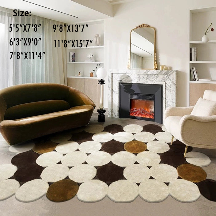Artisan-Made - Polka Dot Minimalism Rug