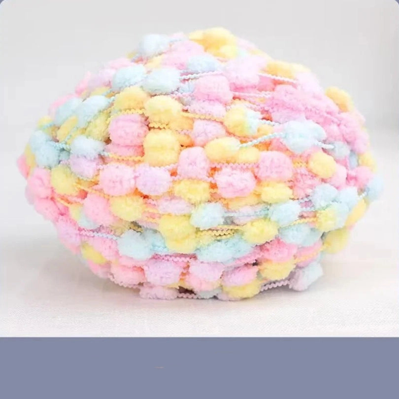 Small-Sized Pom-Pom Yarn 100 Grams