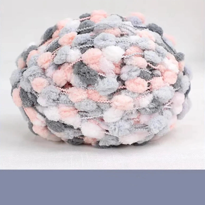 Small-Sized Pom-Pom Yarn 100 Grams