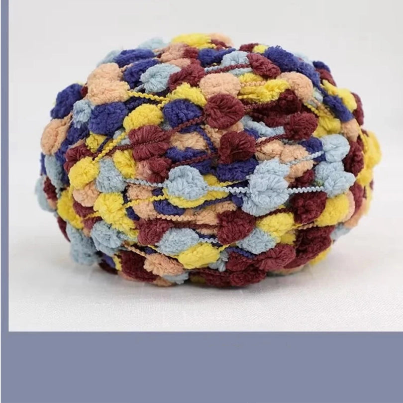 Small-Sized Pom-Pom Yarn 100 Grams