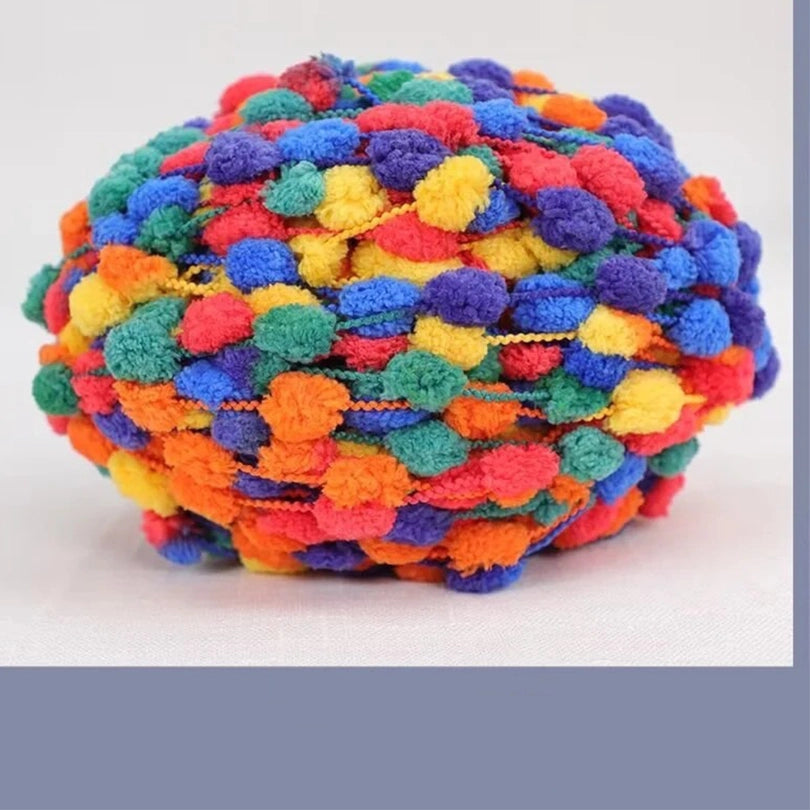 Small-Sized Pom-Pom Yarn 100 Grams