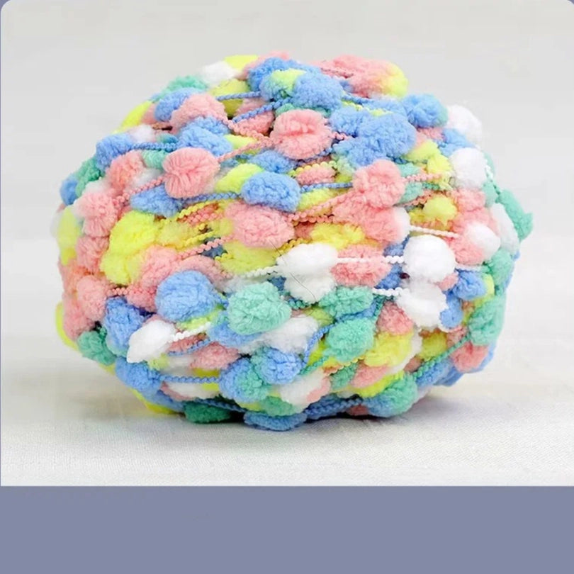Small-Sized Pom-Pom Yarn 100 Grams