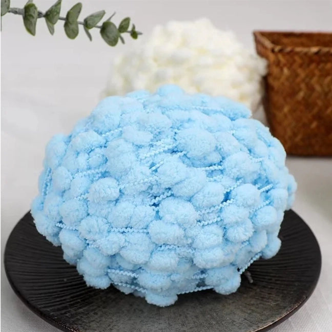 Small-Sized Pom-Pom Yarn 100 Grams