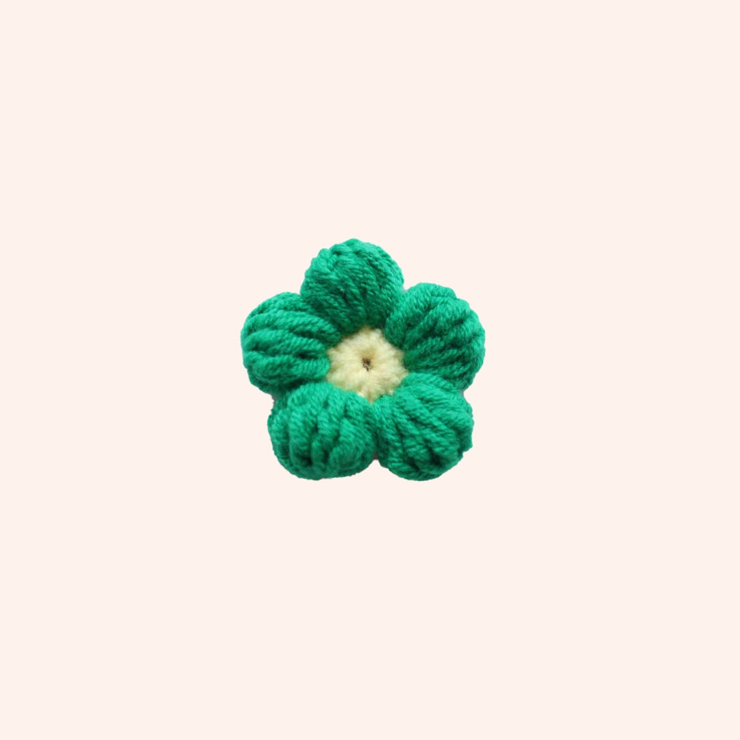 Crochet Kit - Puff Flowers