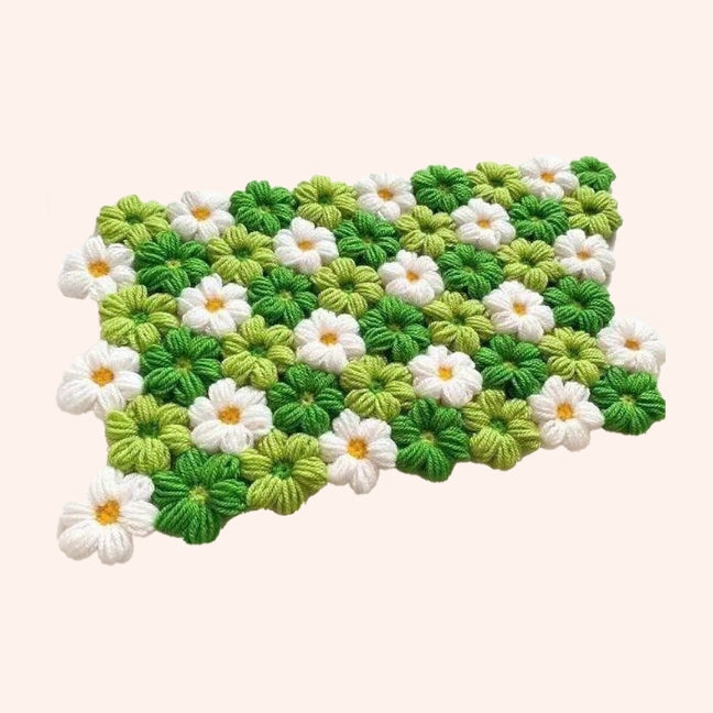 Crochet Kit - Puff Flowers