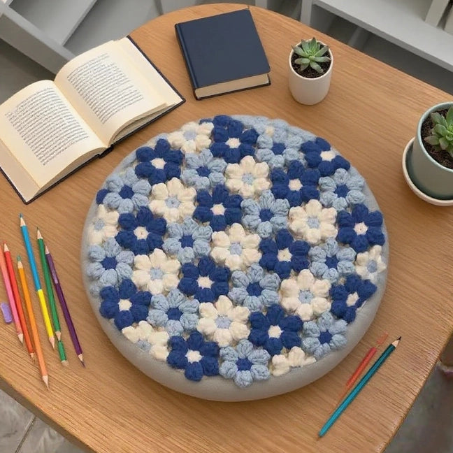 Crochet Kit - Puff Flowers