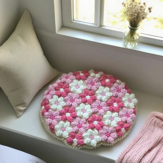 Crochet Kit - Puff Flowers