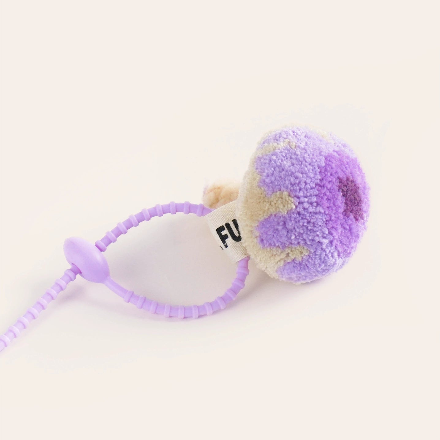 Artisan-Made - Purple Mushroom Keychain