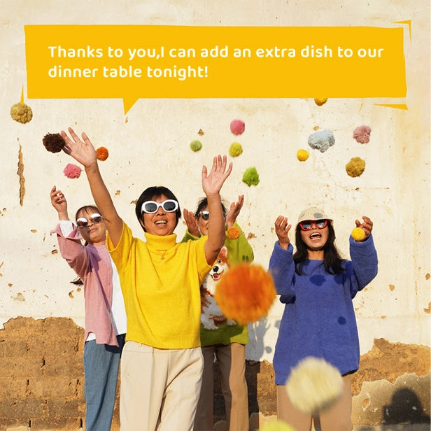 Artisan-Made - Purple Mushroom Keychain