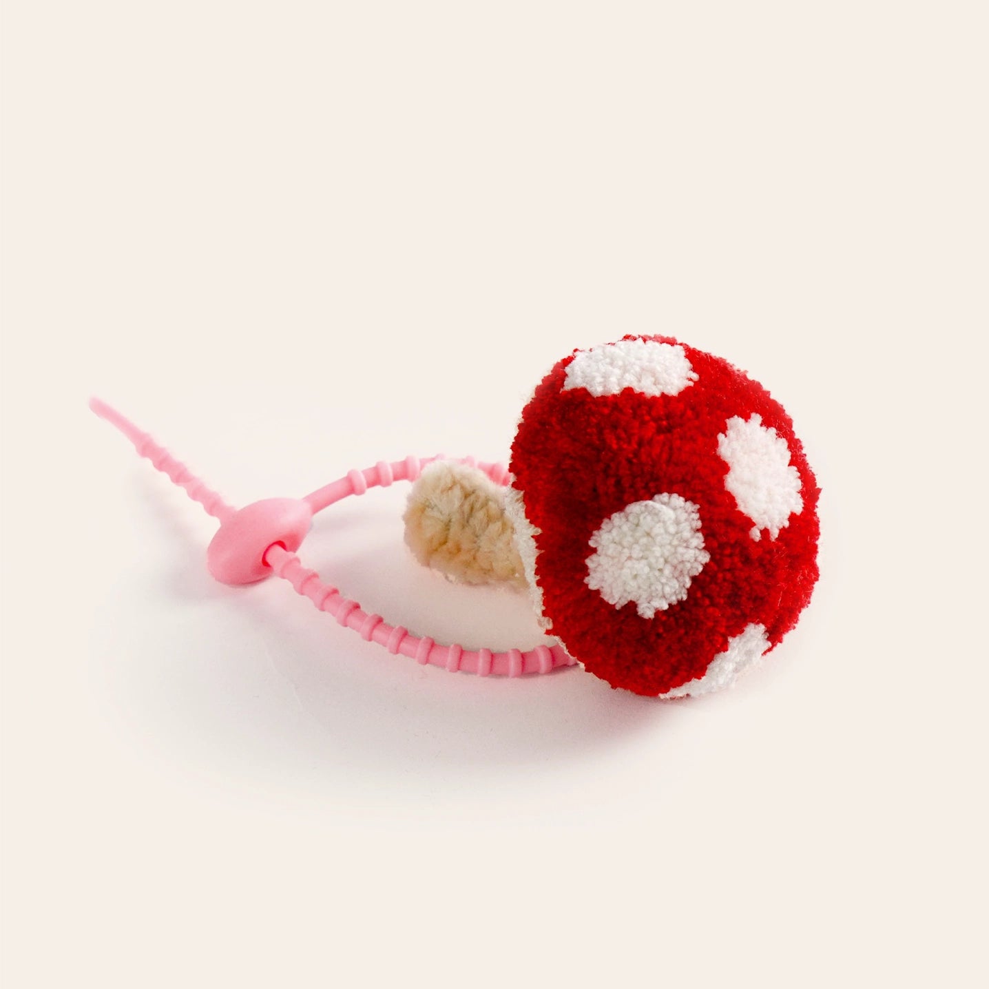 Artisan-Made - Red Mushroom Keychain