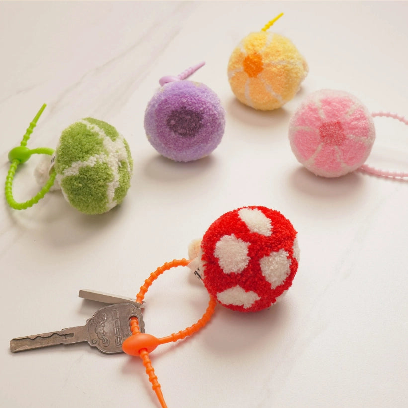 Artisan-Made - Red Mushroom Keychain