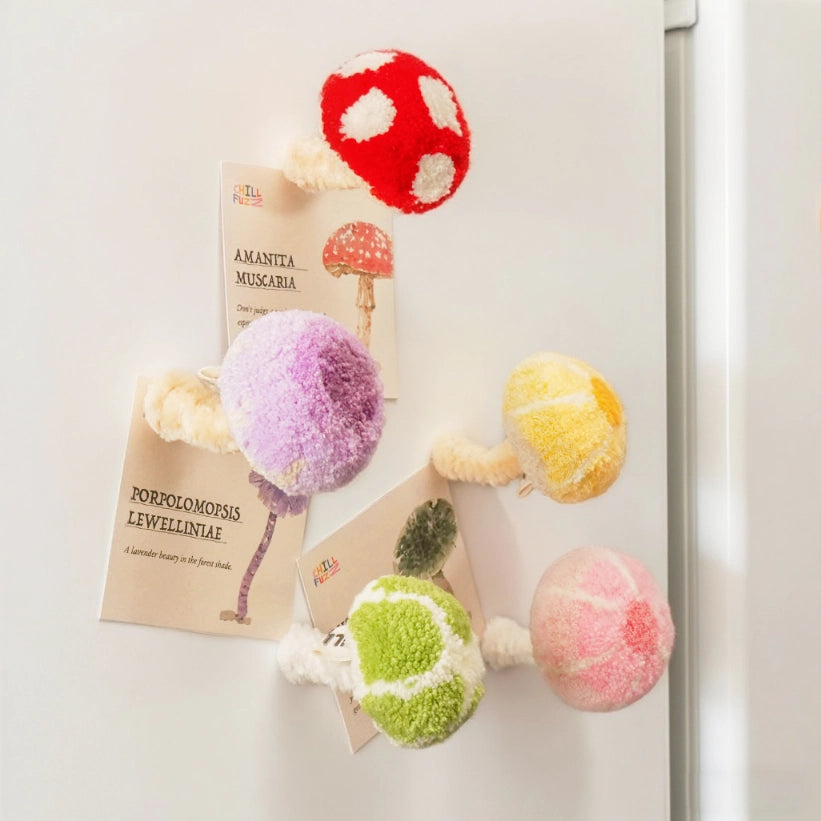 Artisan-Made - Red Mushroom Magnetic Sticker