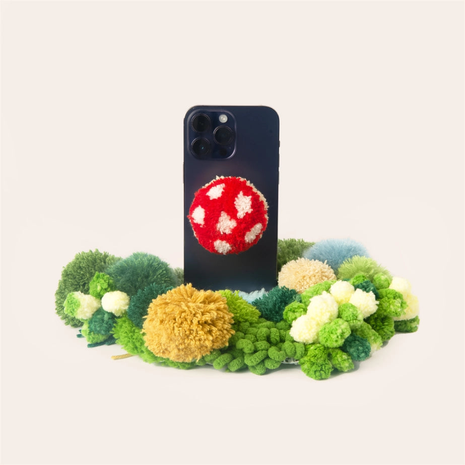 Artisan-Made - Red Mushroom Phone Stand