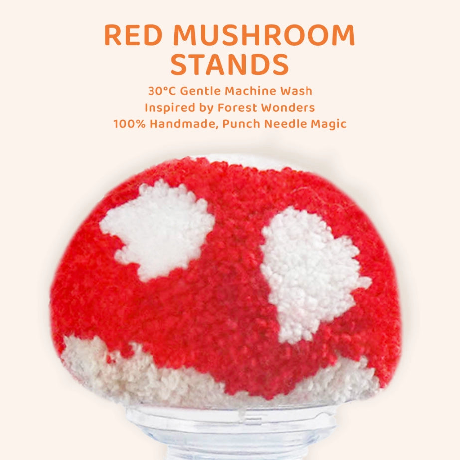 Artisan-Made - Red Mushroom Phone Stand