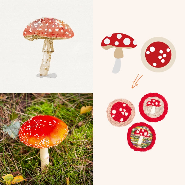 Artisan-Made - Red Mushroom Coaster