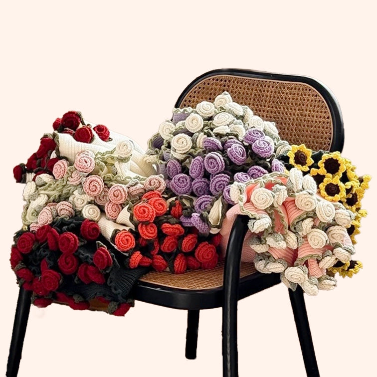 Crochet Kit - Rose Bouquet Blanket