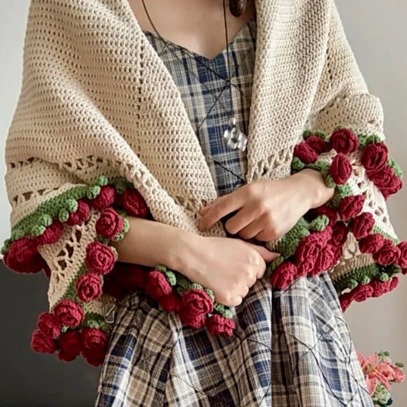 Crochet Kit - Rose Bouquet Blanket