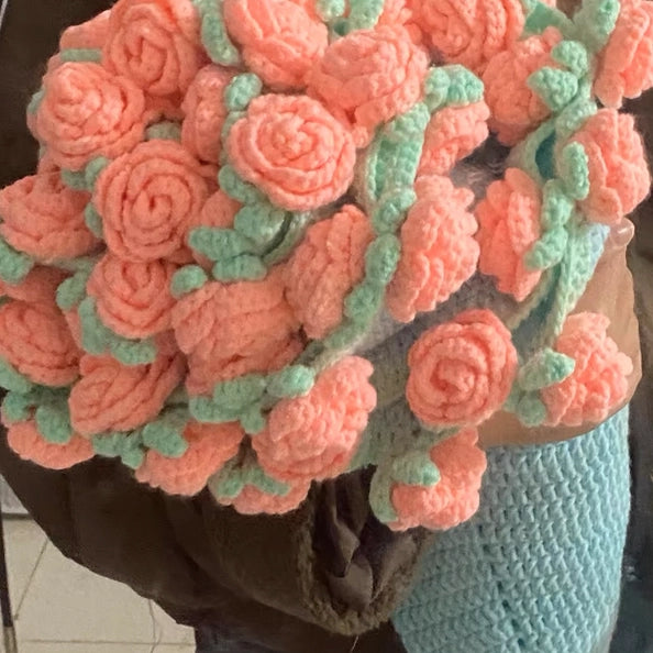 Crochet Kit - Rose Bouquet Blanket