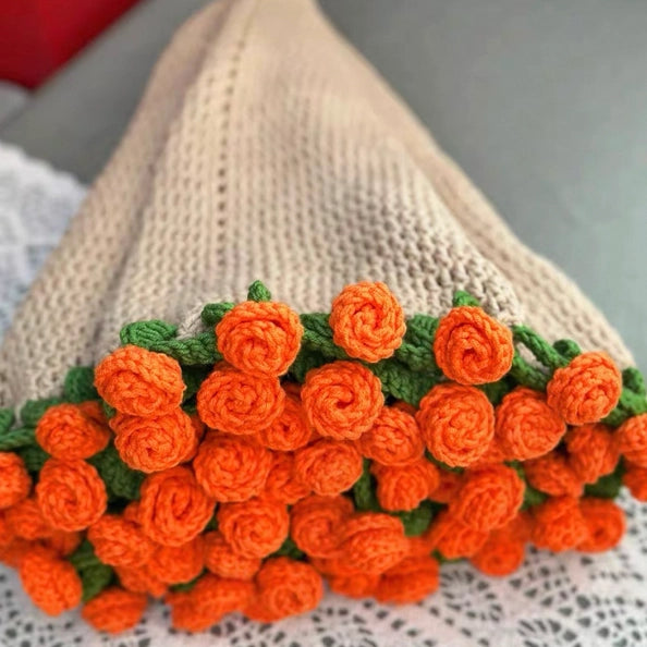 Crochet Kit - Rose Bouquet Blanket