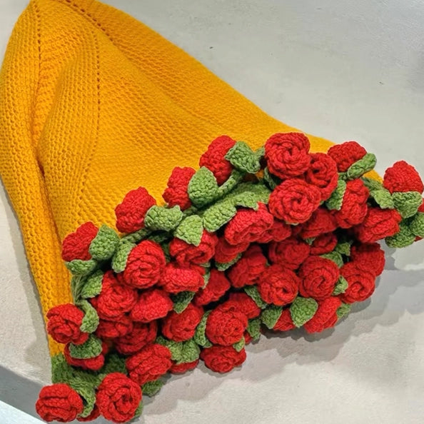 Crochet Kit - Rose Bouquet Blanket