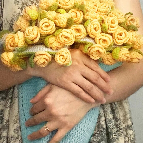 Crochet Kit - Rose Bouquet Blanket