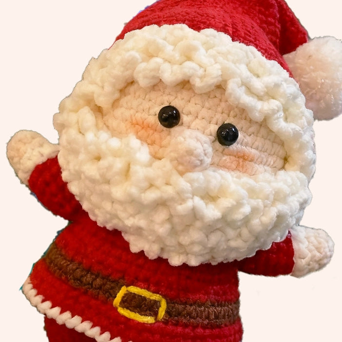 Bundle - 2 Santa Claus Hand Crochet Craft Kits