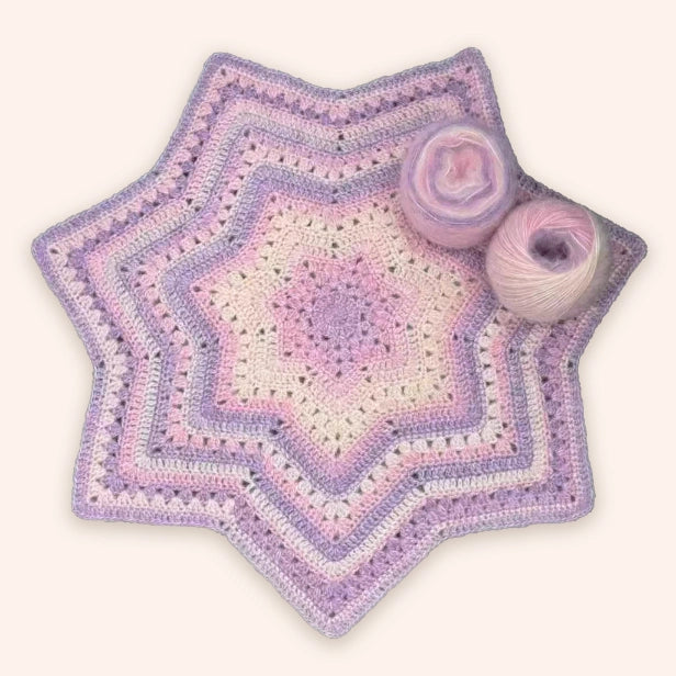 Crochet Kit - Seven-Star Blanket – ChillFuzz Crochet Kit - Seven-Star Blanket – ChillFuzz