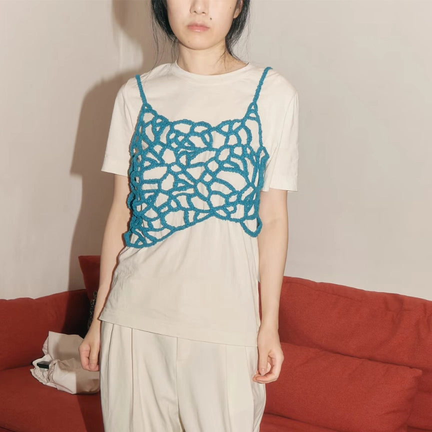 Variegated Mesh Yarn 100 Grams