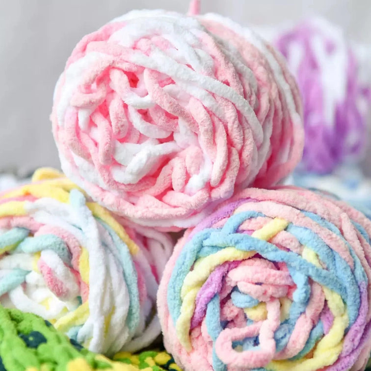 Super Thick Ice Yarn 0.8 Inches In Diameter 100 Grams