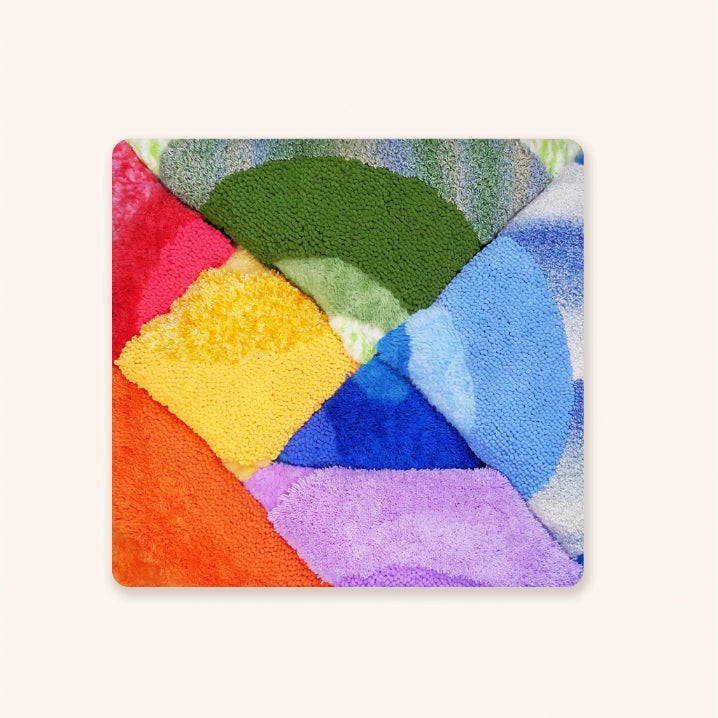 Artisan-Made - Geometric Puzzle Throw Pillow