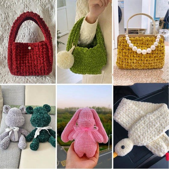 Chenille Soft Yarn 100 Grams