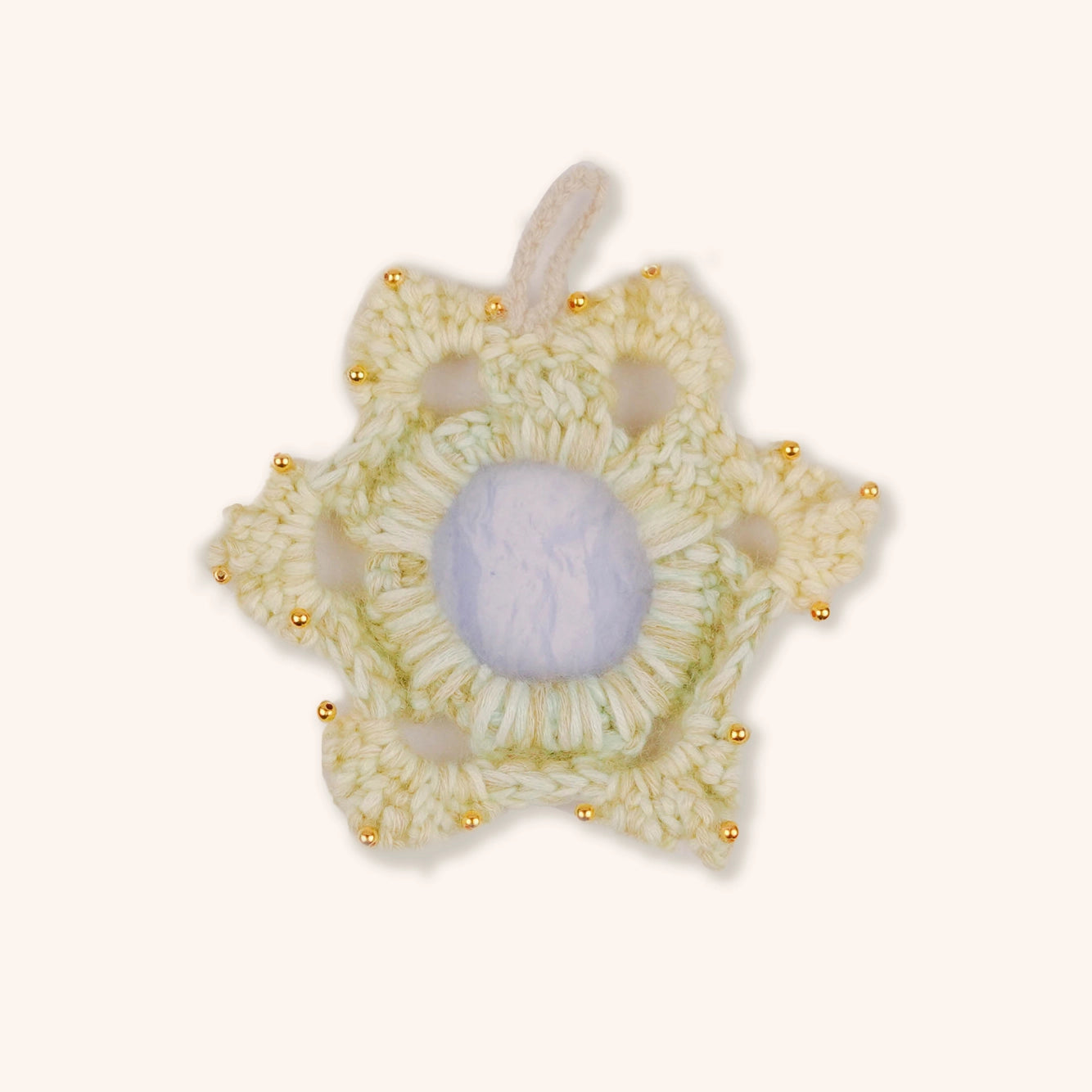 Artisan-Made - Snowflake Yarn Photo Frame