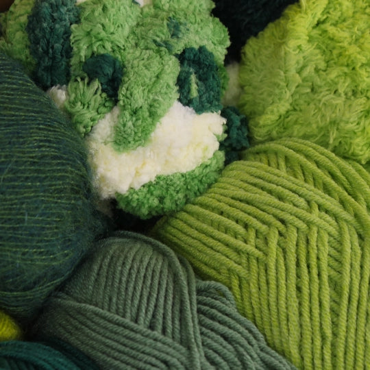 Bundle - Yarn Set Of 9 - Green