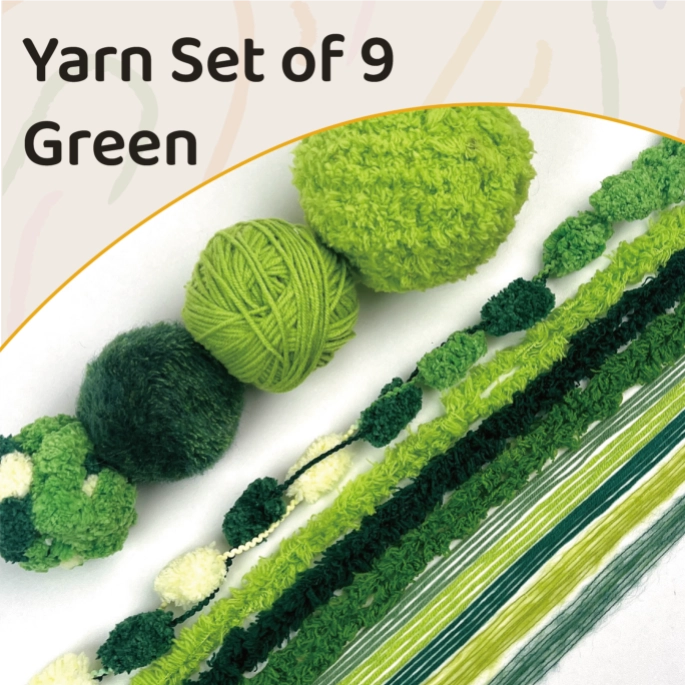 Bundle - Yarn Set Of 9 - Green