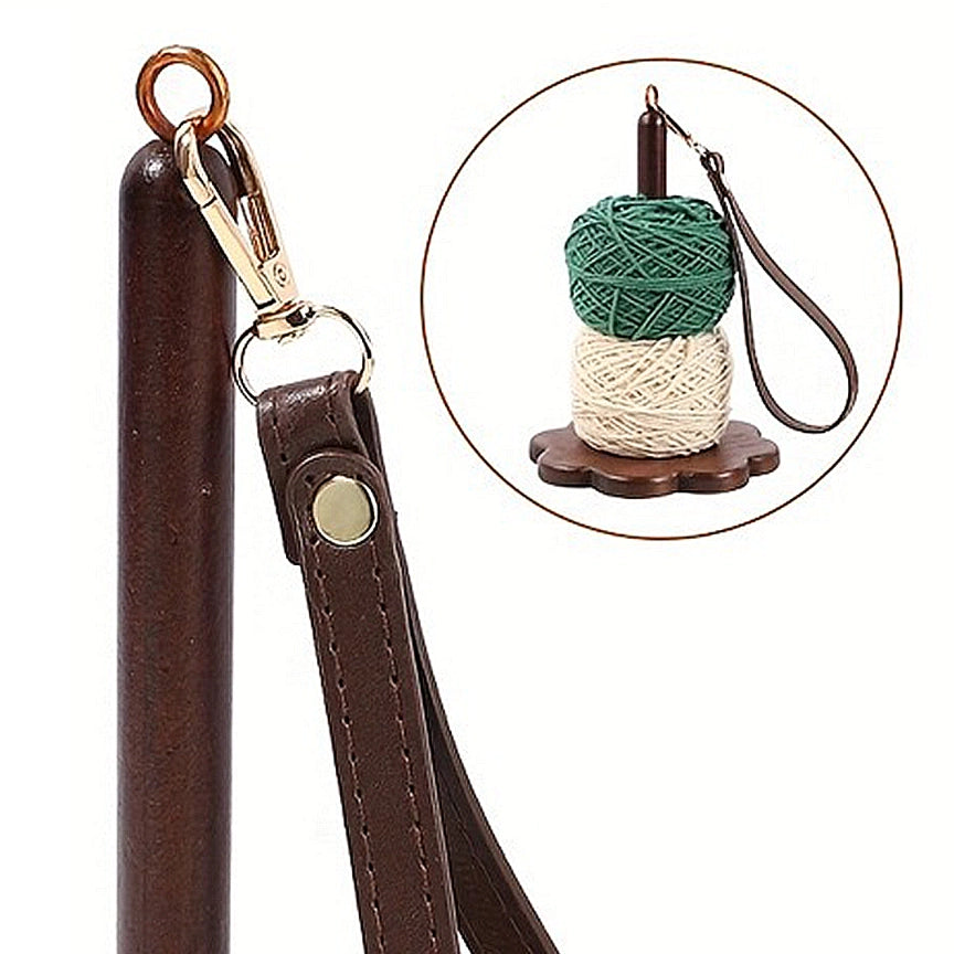 Yarn Holder - Wooden Wrist Yarn Winder