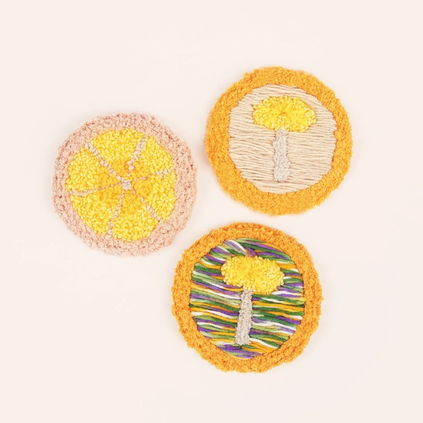 Artisan-Made - Yellow Mushroom Coaster