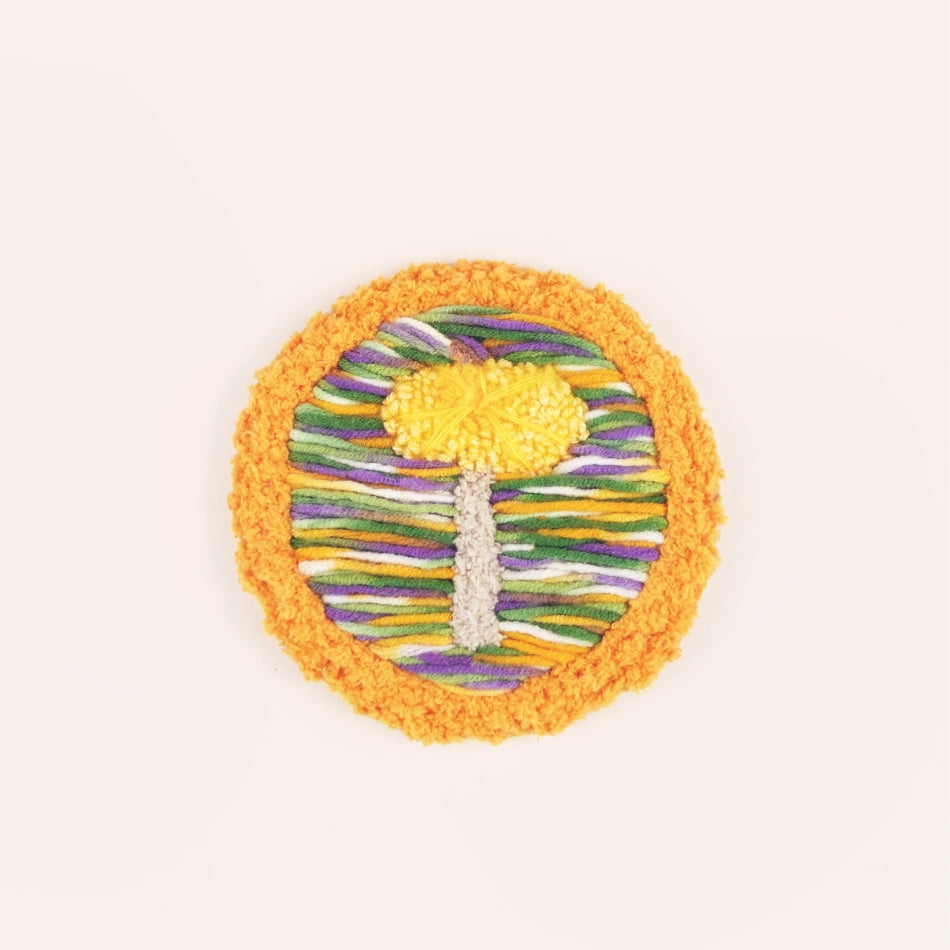 Artisan-Made - Yellow Mushroom Coaster