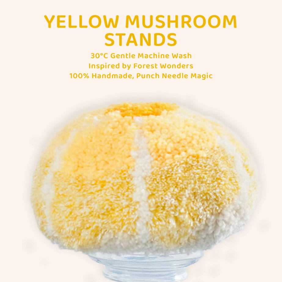 Artisan-Made - Yellow Mushroom Phone Stand