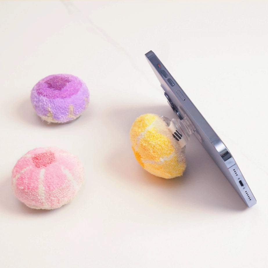 Artisan-Made - Yellow Mushroom Phone Stand