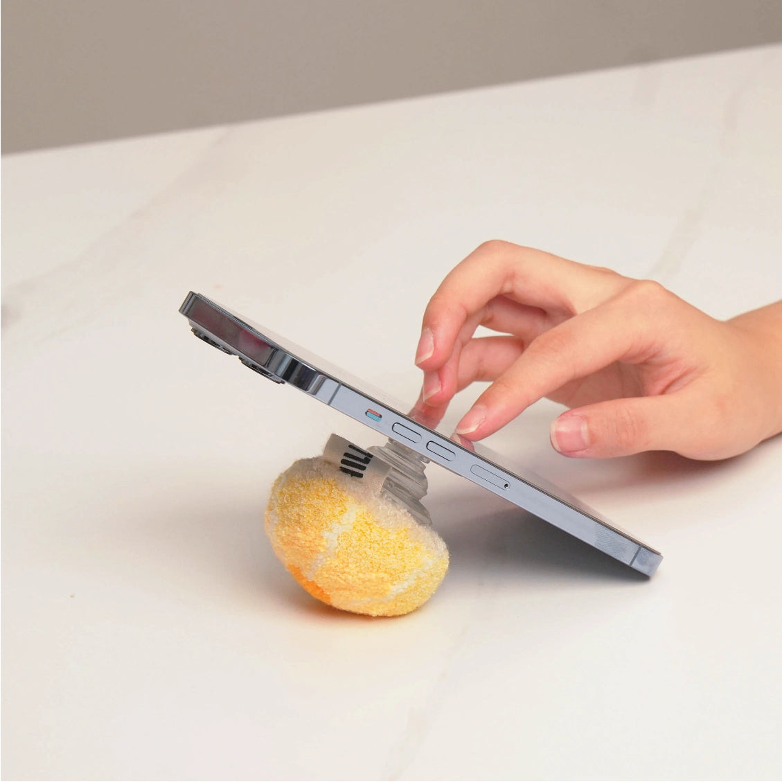 Artisan-Made - Yellow Mushroom Phone Stand