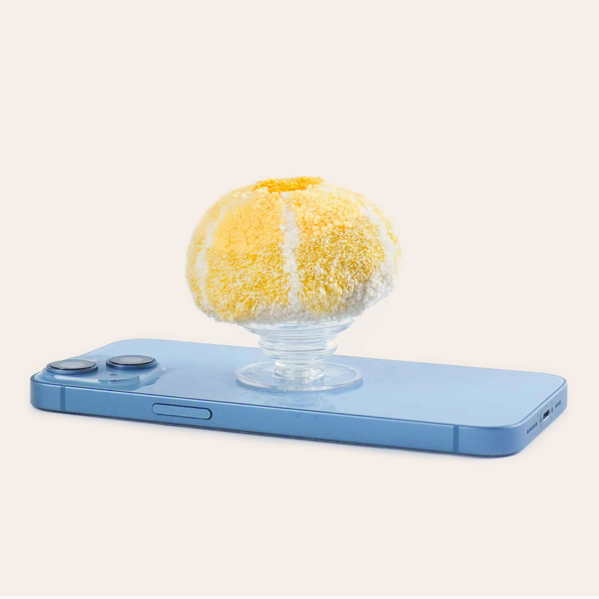 Artisan-Made - Yellow Mushroom Phone Stand