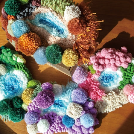Latch Hook Kit - Aurora Coaster