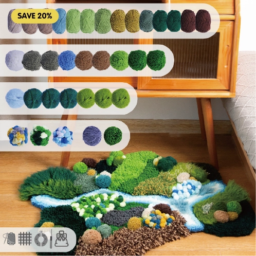 Latch Hook Kit - Latitude 37°N Rug