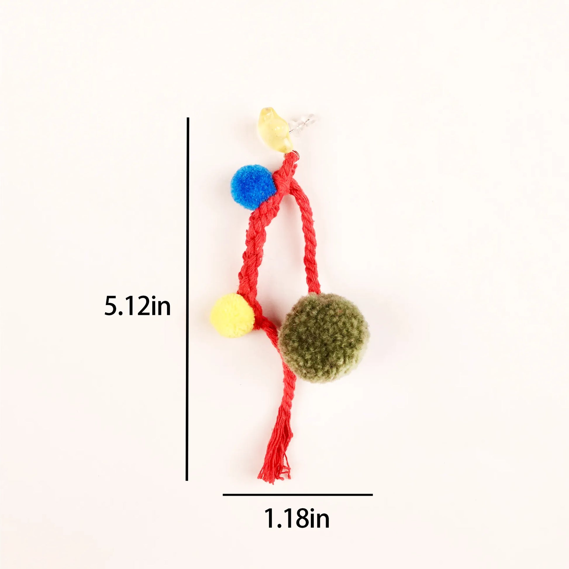 Artisan-Made - Rainbow Crochet and Beading Earrings